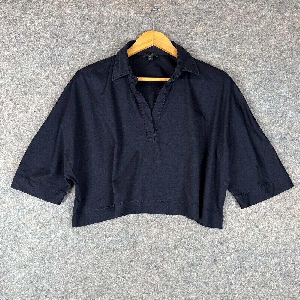 COS Black Crop Top